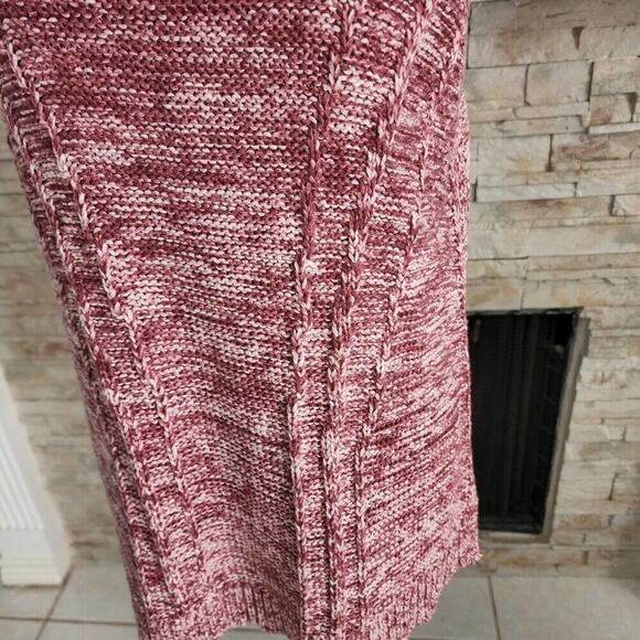 Loft pink heathered crew neck sweater‎ vest Size large - Picture 2 of 6